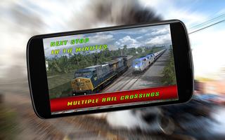 Express Train Driving 3D Real Simulation Fun Game capture d'écran 1