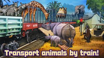 Animal train Affiche