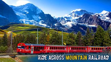 Mountain Train Downhill Ride: Delivery Racing capture d'écran 1