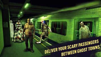 Ghost Town Horror Tunnel Train Driving Simulator capture d'écran 1