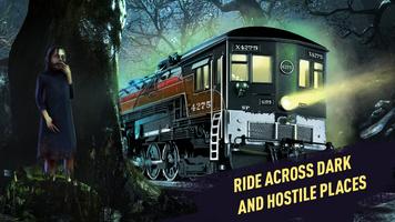 Ghost Town Horror Tunnel Train Driving Simulator capture d'écran 2