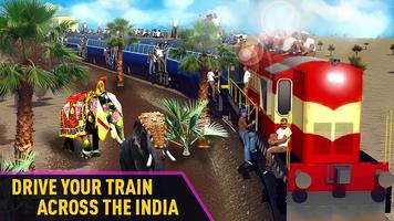 Indian Train Railway Game Affiche