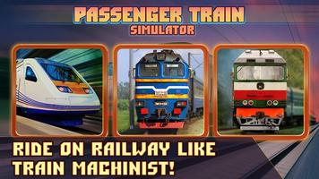 Passenger train simulator Affiche