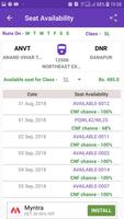 TrainTKT-W/L Ticket & PNR Prediction,Station Board screenshot 2