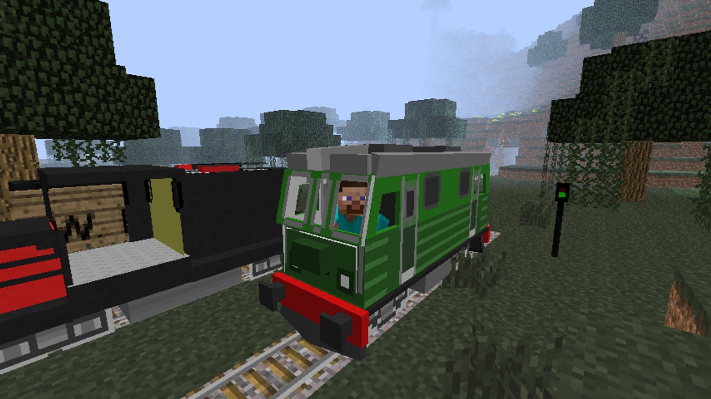 Игра майнкрафт поезда