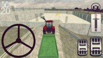 Tractors Driving Game 3D poster