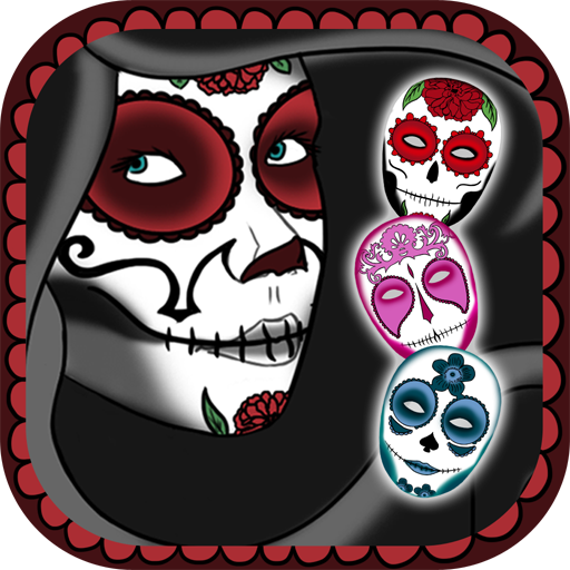 maschera di teschio messicano - Halloween make-up