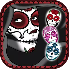 mexikanischer Schädel Maske - Halloween Makeup APK Herunterladen