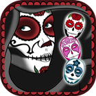 Máscara Calavera Mejicana - Maquillaje de Catrina icono