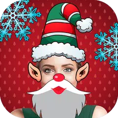 Christmas stickers face filters - Edit xmas photos