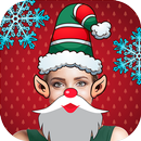 Kerststickers gezichtsfilters APK