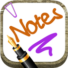 Icona Scrivere note nello schermo
