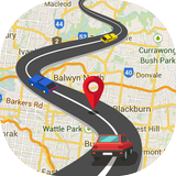 Navegação GPS global, mapas e direções de direção ícone