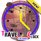 travel alarm clock-icoon