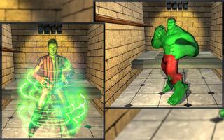 Incredible Monster Bulk: Prison Escape Action Game 海报