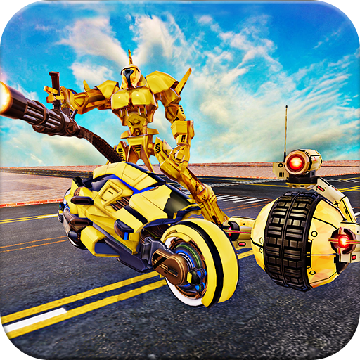 Futuristic Robot War: BikeTransform Robot games