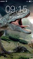 Bloqueo de Pantalla de Dinosaurio Raptor Poster