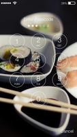 Sushi Bar Rolls Screen Lock syot layar 1