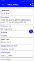 How to find vehicle owner details capture d'écran 1