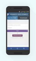 Advanced Video Downloader for capture d'écran 1