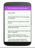 WCF Interview Questions and answers poster