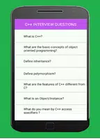 c++ interview questions poster