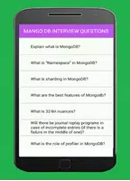 mango DB interview questions poster