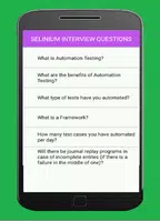 selinium interview questions poster