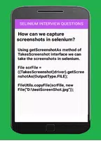 selinium interview questions screenshot 2