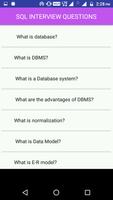 SQL Interview Questions and answers capture d'écran 1