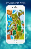 Offline Map, Navigation & Route - World Map Atlas Ekran Görüntüsü 1