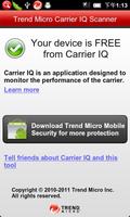 Carrier IQ Scanner Affiche