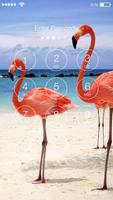 برنامه‌نما Flamingo Animal Sceen Lock عکس از صفحه