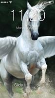 Pegasus Unicorn écran de verrouillage Affiche