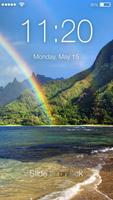 Regenbogen-Himmel-Screen-Sperre Plakat