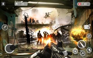 Juegos de Zombie Crime City Sniper Shooter 3D de Poster