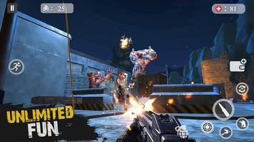 Jogos de ataque de zumbi imagem de tela 2