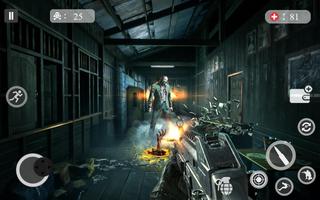 لعبة Zombie x Killer critical strike: zombie Hunt تصوير الشاشة 2