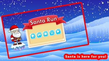 Santa Claus Christmas Run Gift Delivery Game Affiche