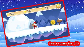 Santa Claus Christmas Run Gift Delivery Game capture d'écran 1