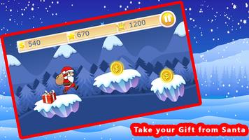 Santa Claus Christmas Run Gift Delivery Game capture d'écran 3