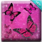 Glitter Butterfly Wallpaper icône