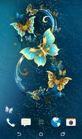 Glitter Butterfly Wallpaper syot layar 3