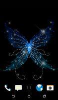 Glitter Butterfly Wallpaper capture d'écran 1