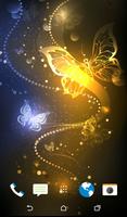 Glitter Butterfly Wallpaper capture d'écran 2