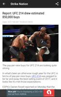 UFC & MMA Strike Nation capture d'écran 3