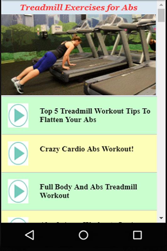 How to work out your abs on a treadmill — photo 2