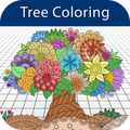 Tree Coloring Book For Adults