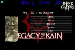 Legacy Of Kain Quiz ENGLISH Affiche