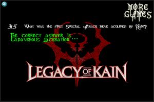 برنامه‌نما Legacy Of Kain Quiz ENGLISH عکس از صفحه